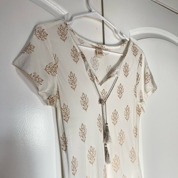 Sundance Neutral Vesna Tiered Maxi Dress size S - Picture 3 of 7